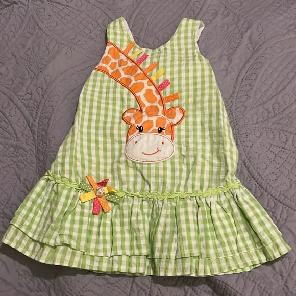 Adorable Giraffe and Flamingo Baby Dresses - Picture 10 of 13